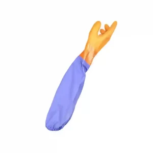 PVC long cuff gloves 1