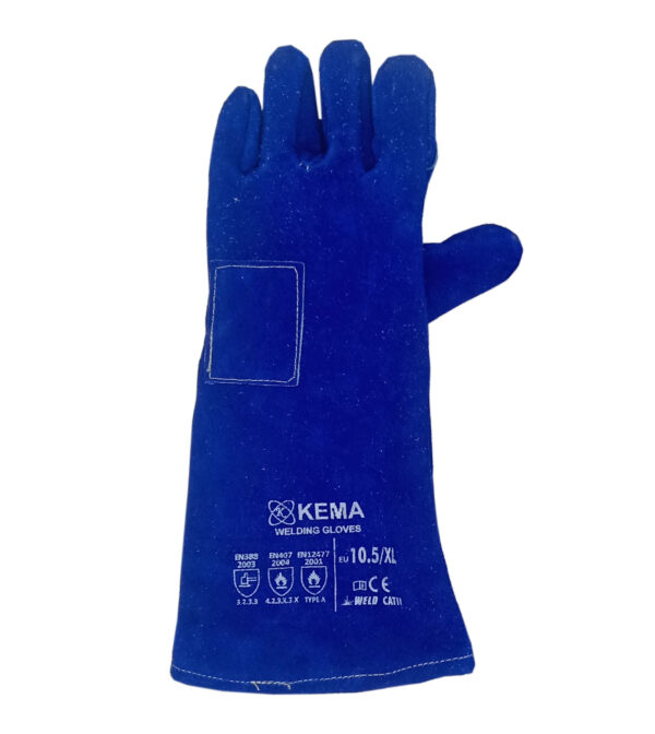 kema 14 inch blue welding gloves (1)